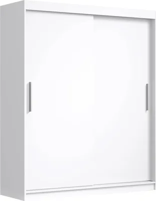 Produktbild von Mobelsta Schwebetürenschrank  180, Kleiderschrank , Schlafzimmerschrank, Kleiderschränke,Wohnzimmerschrank Weiß 180x59x215,5 cm
