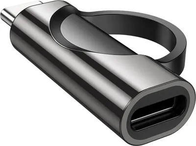 Immagine prodotto di Adattatore HOCO da tipo C (maschio) a tipo C (femmina) con display 5A 100W nero