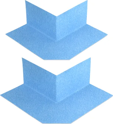 Produktbild von Isolbau Außenecke P3 Blau - 2 Stück - Wasserdichtes Eck-Dichtband für Sanitär, Dusche, Bad, Fliesen, Eckabdichtung Dichtecke Abdichtung für Innen- & Außenbereich