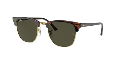 Image de Lunettes de soleil Ray-Ban Clubmaster RB3016F, écaille de tortue, G15, unie