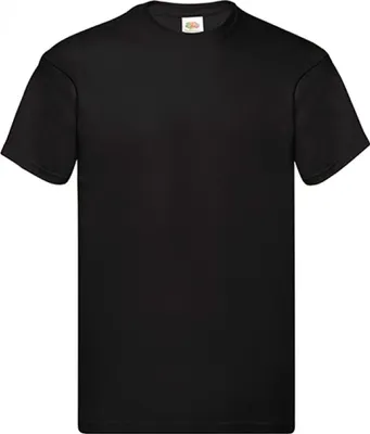 Image de Fruit of the Loom 61-082-0 | Original Herren T-Shirt - Farbe : Noir - Größe : XXL
