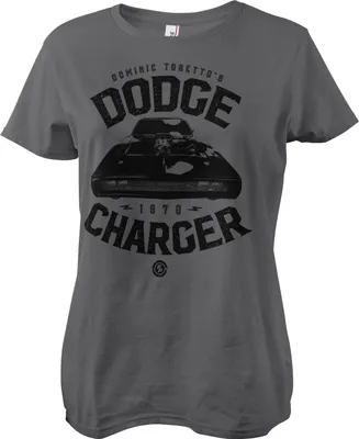 Produktbild von Toretto's Dodge Charger Girly Tee - XX-Large - DarkGrey
