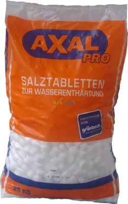 Produktbild von AXAL PRO 25kg Salztabletten Regneriersalz Wasserenthärtung Wasserenthärter