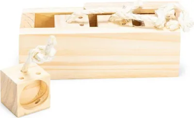 Produktbild von Karlie Brain Train Cube - Nagerspielzeug - 4 Klötze - Holz - Natur - 21,5x8,5x7,5 cm