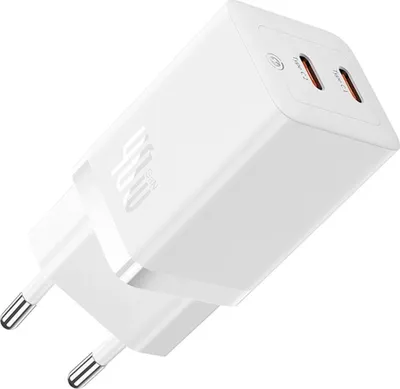 Zdjęcie produktu dla Ładowarka Sieciowa Baseus Gan5 Pro 40W 2Xusb-C - Biała