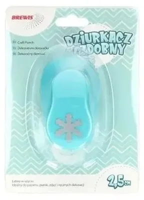 Produktbild von Dekorative Lochstanze – Schneeflocke, 2,5 cm, MIX – Brewis