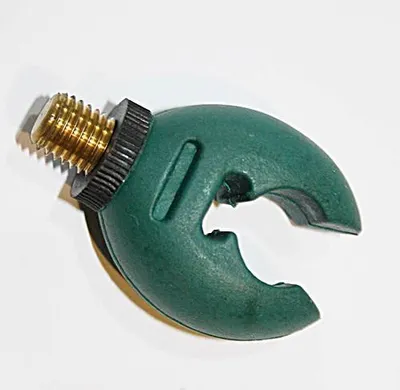 Produktbild von Rutenhalter mit Butt Grip für sicheren und festen Halt von Karpfenruten, dunkelgrün