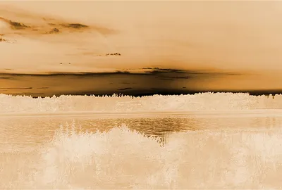 Produktbild von Tadessi Fototapete | Landschaft | 4.00 m x 2.70 m | Orange | Beige | Wandbild | Digitaldruck