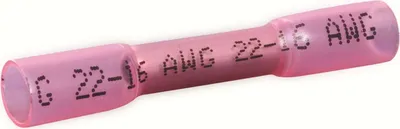 Produktbild von Quadrios 22C467 Stoßverbinder mit Schrumpfschlauch 0.5 mm² 1.5 mm² Vollisoliert Rot 1 Set (22C467)