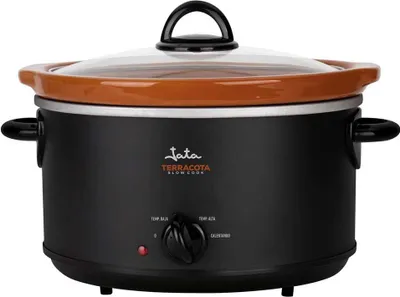Produktbild von JATA JEOL2135 Schongarer 3,5 l 180 W Schwarz, Terrakotta