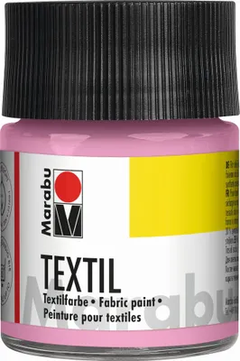 Produktbild von Marabu Textilfarbe "Textil" hellrosa 50 ml