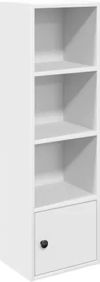 Obrázek produktu pro vidaXL Knihovna bílá 31x24x102 cm Materiál na bázi dřeva