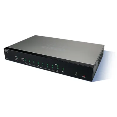 Produktbild von Cisco RV260, Ethernet-WAN, Gigabit Ethernet, Schwarz, Grau