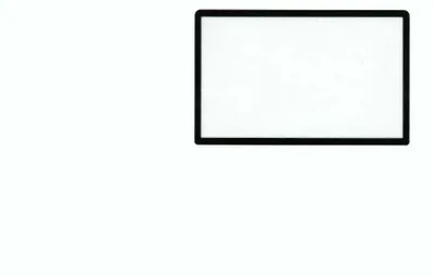 Produktbild von Frontscheibe für oberes Display kompatibel für Nintendo NEW 3DS, Farbe:Schwarz