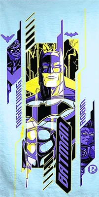 Produktbild von Batman Badetuch Strandtuch DC Comics Badehandtuch Strandlaken 70 x 140 cm