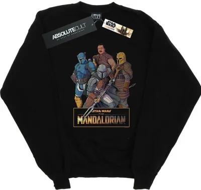 Produktbild von Star Wars - "The Mandalorian" Sweatshirt für Damen BI38897 (S) (Schwarz)