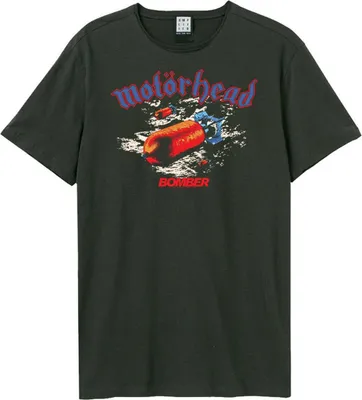 Image de Amplified - T-shirt "Bomber" pour homme/femme unie GD1416 (S) (Charbon de bois)