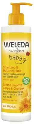 Image de Weleda Shampooing et crème de douche au calendula