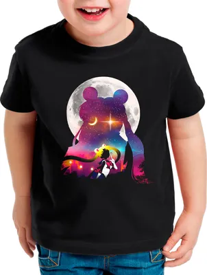 Produktbild von BaumwolleCloud Legendary Moon Soldier Kinder T-Shirt anime manga cosplay crystal