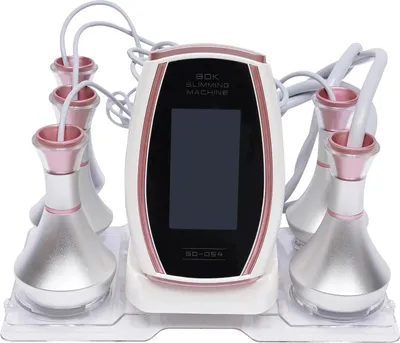 Produktbild von 80K Kavitationsgerät - Ultraschall Fettabbau - 5 Köpfe - LED Touchscreen 10,9 cm - Einstellbare Intensität - Körperformung & Gesichtslifting - Weiß