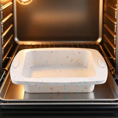 Obrázek produktu pro Silikonová forma na pečení chleba, odolná vůči teplu, s nepřilnavým povrchem, 27 cm, bílá. Odolná vůči teplotám až 230°C, vyrobená z kvalitního silikonu, ideální pro použití v troubě i mikrovlnné troubě, bílá barva
