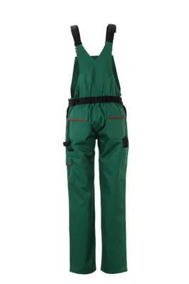 Productafbeelding van Planam Highline damesoveral, groen/zwart/rood, maat 46, artikelnummer 2399046