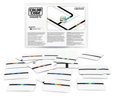 Zdjęcie produktu dla Ozobot MINT Speed Set Magnetyczne płytki z kodem kolorów (035016-01)