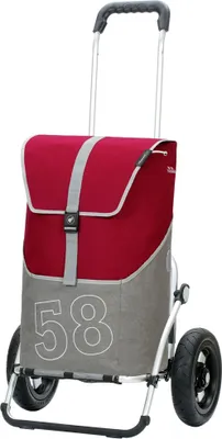 Produktbild von Andersen SHOPPER MANUFAKTUR Einkaufstrolley Royal Shopper Filip 46L Red rot 107cm