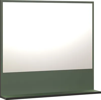 Zdjęcie produktu dla Lustro ścienne z 1 półką, szerokość 80 cm - PUREBLISS