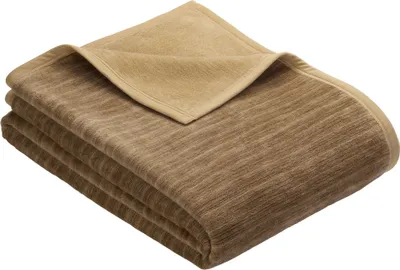 Produktbild von Ibena Möbelschoner Fano 050x200 cm - Polsterschoner braun/camel, Sofaauflage einfarbig, Baumwollmischung