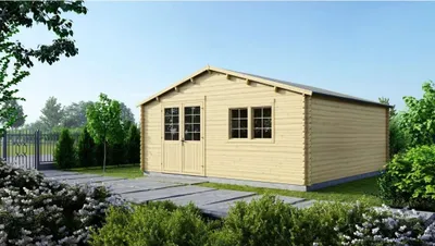 Produktbild von Gartenhaus, Gerätehaus 36m2 - 6x6m - 40mm