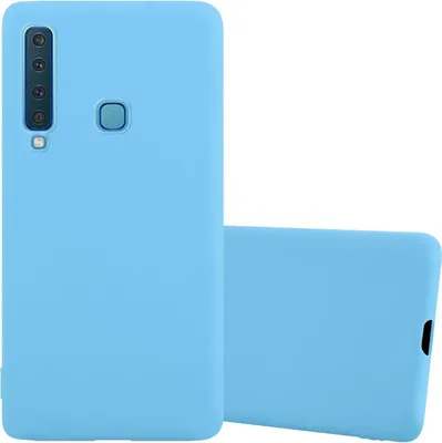 Produktbild von Cadorabo Hülle für Samsung Galaxy A9 2018 Schutzhülle in Blau Handyhülle TPU Silikon Etui Case Cover