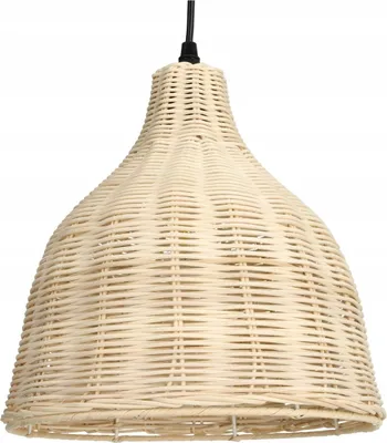 Obrázok produktu pre Závesná lampa Boho Rattan Beige E27 Ručne vyrobená