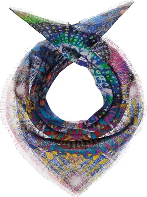 Immagine prodotto di Bandana da donna Passigatti - Blu con stampe vivaci