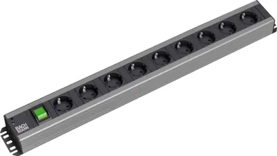 Produktbild von BACHMANN Handwerkerleiste 9x Schutzkontakt, Schalter, 2 m