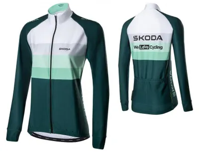 Obrázek produktu pro Škoda dámský cyklistický dres s dlouhým rukávem S