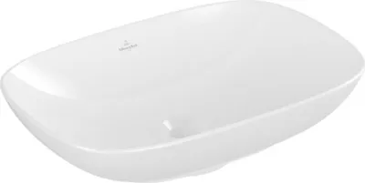 Produktbild von VB Aufsatzwaschbecken Loop&Friends 560x 380mm Rechteck mit Überlauf Weiß Alpin