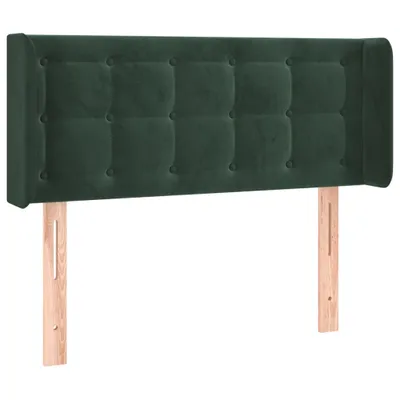 Immagine prodotto di vidaXL Testiera con orecchie Verde scuro 93x16x78/88 cm Velluto