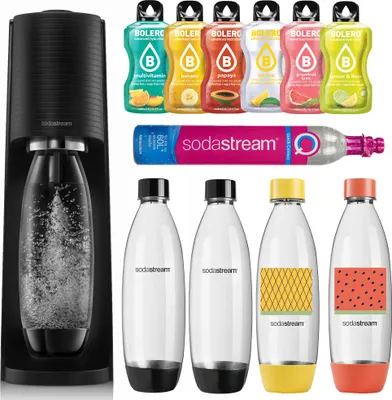 Produktbild von Sodastream Terra Saturator für Sprudelwasser Kartusche 4 Flaschen 1 l Bolero