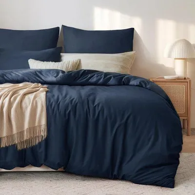 Produktbild von Unyqoos® Bettwäsche-Set Mikrofaser 135 x 200 cm mit Reißverschluss für bequemen Schlaf