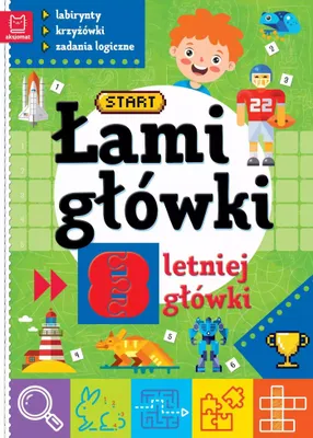 Produktbild von Lamiglowki 8-letniej glowki. Labirynty, krzyzowki, zadania logiczne.