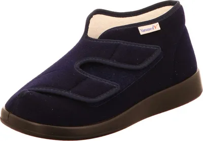 Produktbild von Varomed genua klettschuh Hausschuh blau in Gr. 36