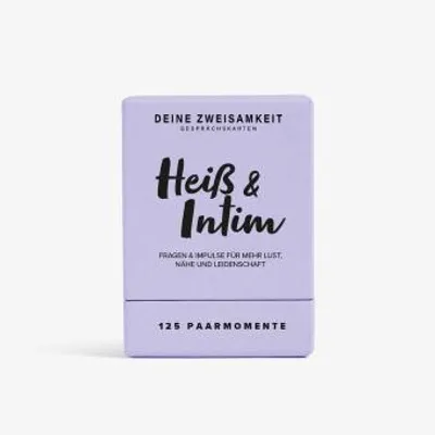 Produktbild von Gesprächskartenset Hier & Jetzt für Paare mit spannenden Fragen & Challenges