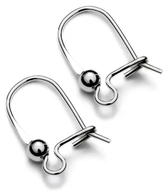 Produktbild von 1 Paar Brisuren 18mm Ohrhänger Clip aus 925 Sterling Silber, gestempelt,