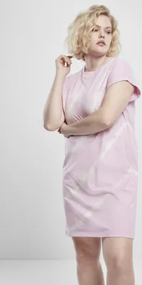 Produktbild von Urban Classics Kleid Ladies Tie Dye Dress Girlypink-M