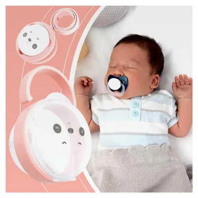 Produktbild von Schnullerhalter für Babys mit Panda-Design und Staubschutz - Praktisches Zubehör für Outdoor-Aktivitäten und Camping