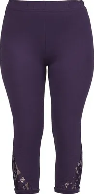 Produktbild von RED by EMP Damen Leggings mit Spitze lila M