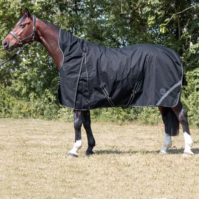 Produktbild von HKM Regendecke Innsbruck HighNeck 1200D mit Polarfleece 0g schwarz