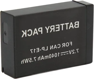 Zdjęcie produktu dla Akumulator o dużej pojemności z wieloma zabezpieczeniami, 1040 mAh, zamiennik do Canon LP-E17