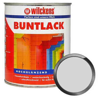 Produktbild von WILCKENS Buntlack Hochglänzend 0.375 Liter RAL 7035 Lichtgrau
